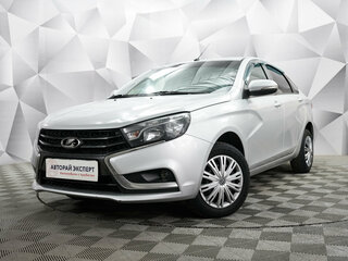 2018 Lada (ВАЗ) Vesta I, серебристый, 696000 рублей, вид 1