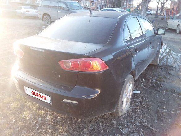 2008 Mitsubishi Lancer X, чёрный, 350000 рублей - вид 2