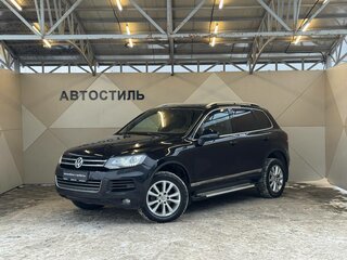 2010 Volkswagen Touareg II, чёрный, 1669000 рублей, вид 1