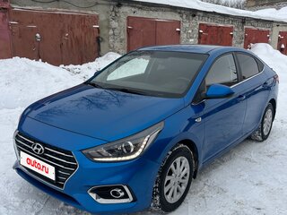 2019 Hyundai Solaris II, синий, 1275000 рублей, вид 1