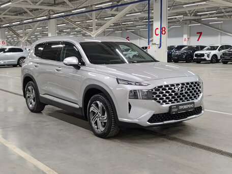2021 Hyundai Santa Fe IV Рестайлинг, серый, 3890000 рублей, вид 3