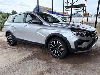 2024 Lada (ВАЗ) Vesta SW Cross I Рестайлинг (NG), серебристый, 1800000 рублей, вид 2