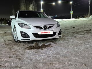 2010 Mazda 6 II (GH) Рестайлинг, белый, 900000 рублей, вид 1