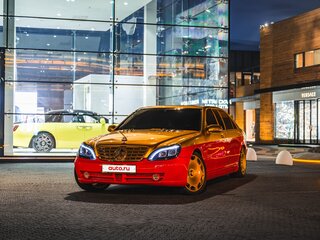 2001 Mercedes-Benz S-Класс Pullman IV (W220), красный, 1750000 рублей, вид 1