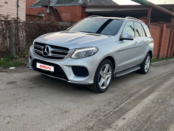 2015 Mercedes-Benz GLE 350 d I (W166), серебристый, 3650000 рублей