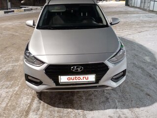 2018 Hyundai Solaris II, серебристый, 1350000 рублей, вид 1