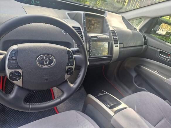 2008 Toyota Prius II Рестайлинг (XW20), чёрный, 750000 рублей - вид 12