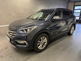 2017 Hyundai Santa Fe III Рестайлинг, синий, 1809000 рублей, вид 1