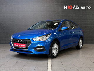 2019 Hyundai Solaris II, синий, 1345000 рублей, вид 1