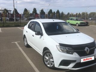 2019 Renault Logan II Рестайлинг, белый, 620000 рублей, вид 1