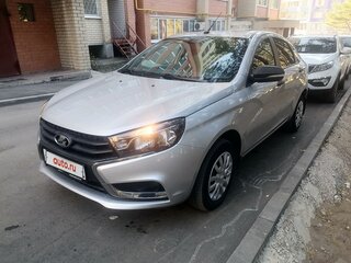 2018 Lada (ВАЗ) Vesta I, серебристый, 950000 рублей, вид 1
