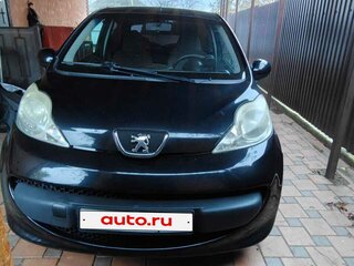 2007 Peugeot 107 I, чёрный, 550000 рублей, вид 1