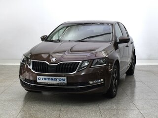 2017 Skoda Octavia III (A7) Рестайлинг, коричневый, 1125000 рублей, вид 1