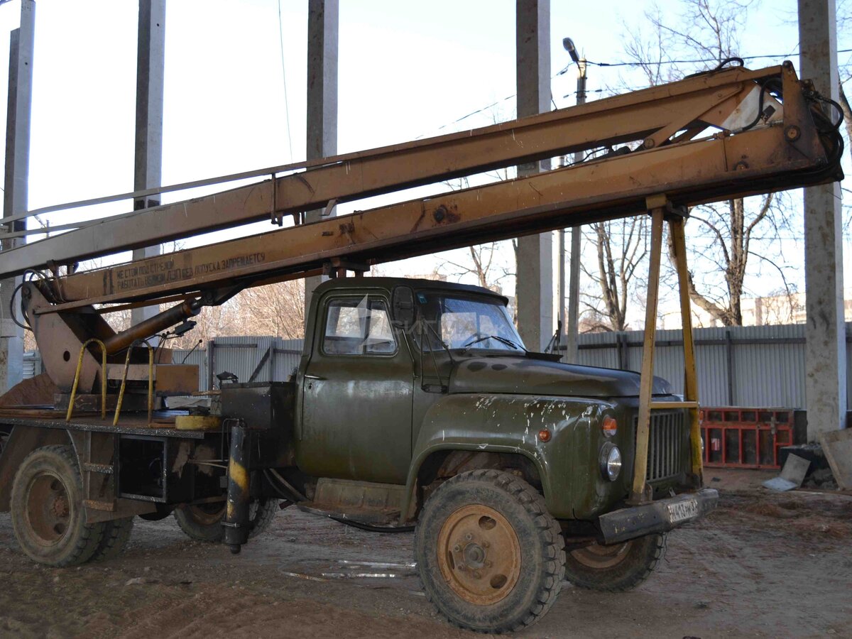 Купить б/у ГАЗ Автовышки бензин в Иваново Болоте: зелёный автовышка ...