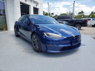 2023 Tesla Model S Plaid I Рестайлинг 2, синий, 12201197 рублей, вид 1