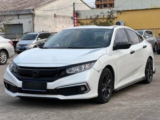 2021 Honda Civic X, белый, 1553000 рублей, вид 1