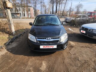 2016 Lada (ВАЗ) Granta I, чёрный, 350000 рублей, вид 1