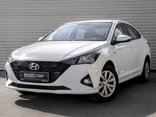 2021 Hyundai Solaris II Рестайлинг, белый, 1580000 рублей, вид 1
