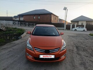 2016 Hyundai Solaris I Рестайлинг, оранжевый, 450000 рублей, вид 1