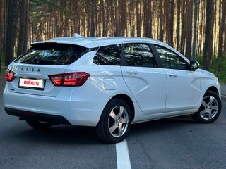 2018 Lada (ВАЗ) Vesta SW I, белый, 1050000 рублей, вид 4