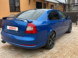 2010 Skoda Octavia RS II Рестайлинг, синий, 1200000 рублей, вид 5
