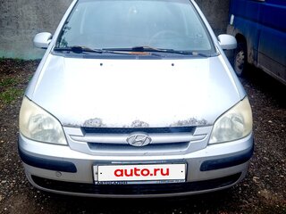2005 Hyundai Getz I, серебристый, 249900 рублей, вид 1