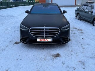 2020 Mercedes-Benz S-Класс 500 Long 4MATIC VII (W223), чёрный, 13500000 рублей, вид 1