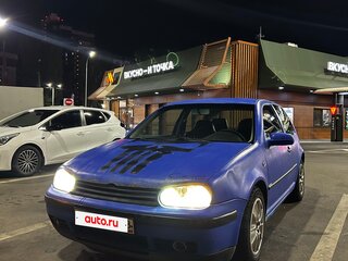2000 Volkswagen Golf IV, синий, 169900 рублей, вид 1