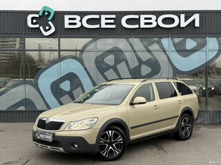 2011 Skoda Octavia Scout II (A5) Рестайлинг, бежевый, 1047000 рублей, вид 1