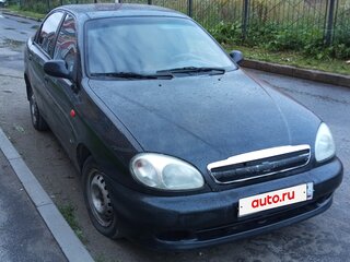 2007 Chevrolet Lanos I, чёрный, 120000 рублей, вид 1