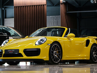 2016 Porsche 911 Turbo S VII (991) Рестайлинг, жёлтый, 13200000 рублей, вид 1