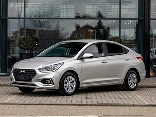 2018 Hyundai Solaris II, серебристый, 1195000 рублей, вид 1