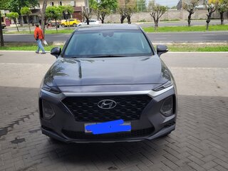 2019 Hyundai Santa Fe IV, серый, 1300000 рублей, вид 1