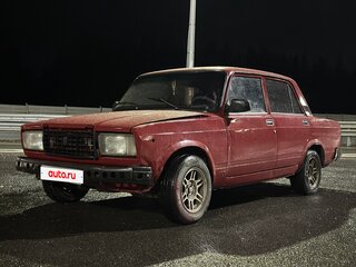 2007 Lada (ВАЗ) 2107, красный, 95000 рублей, вид 1