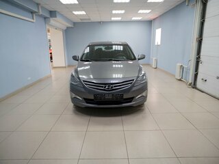 2016 Hyundai Solaris I Рестайлинг, серый, 949000 рублей, вид 1