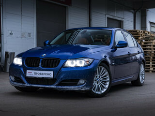 2009 BMW 3 серии 320d V (E90/E91/E92/E93) Рестайлинг, синий, 1153000 рублей, вид 1