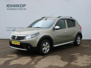 2013 Renault Sandero Stepway I, серебристый, 759000 рублей, вид 1