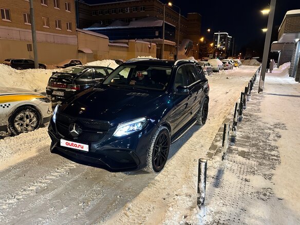 2016 Mercedes-Benz GLE 500 I (W166), синий, 3599999 рублей - вид 1