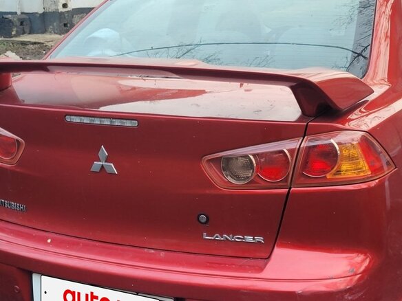 2008 Mitsubishi Lancer X, красный, 800000 рублей - вид 4