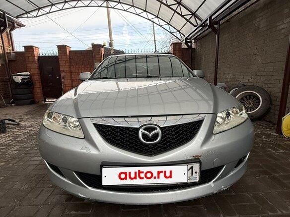 2004 Mazda 6 I (GG), серебристый, 400000 рублей - вид 1