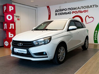 2019 Lada (ВАЗ) Vesta SW I, белый, 620000 рублей, вид 1