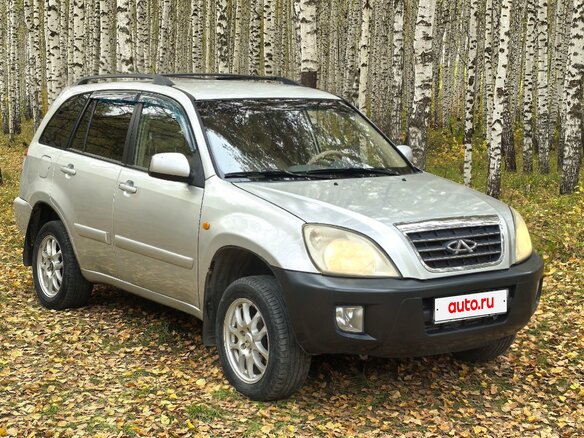 2009 Chery Tiggo (T11) I, серый, 380000 рублей - вид 1