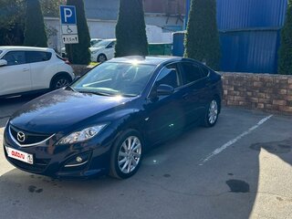 2012 Mazda 6 II (GH) Рестайлинг, синий, 1200000 рублей, вид 1
