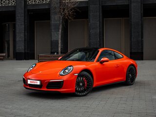 2016 Porsche 911 Carrera 4S VII (991) Рестайлинг, оранжевый, 8800000 рублей, вид 1