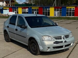 2009 Renault Logan I, серебристый, 170000 рублей, вид 1