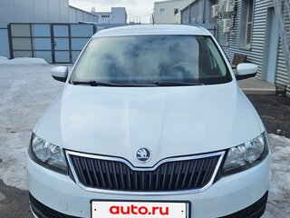 2018 Skoda Rapid I Рестайлинг, белый, 575000 рублей, вид 1