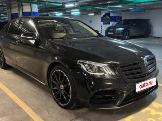 2019 Mercedes-Benz S-Класс 400 d VI (W222, C217) Рестайлинг, чёрный, 4500000 рублей, вид 1