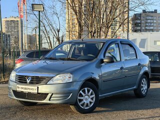 2011 Renault Logan I Рестайлинг, синий, 279000 рублей, вид 1