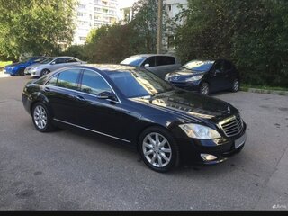 2007 Mercedes-Benz S-Класс 320 V (W221), чёрный, 1350000 рублей, вид 1