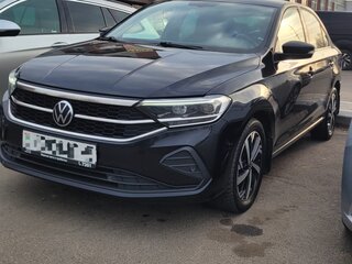2021 Volkswagen Polo VI, чёрный, 1293137 рублей, вид 1